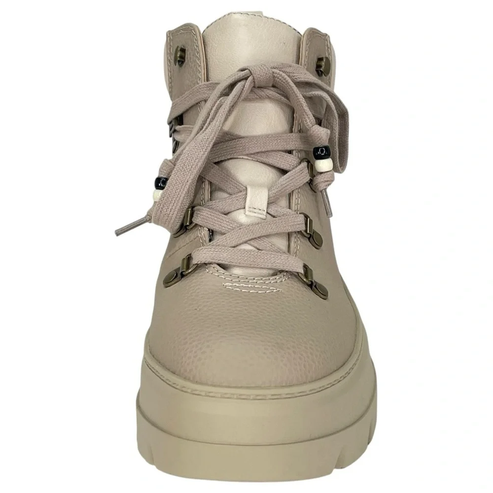 Zodiac Billie Tan Pebbled Faux Leather Lug Sole Womens Sneakers Size 10M - Picture 6 of 11